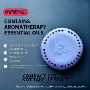 Aromatherapy Fragrance Lasting Deodorization Bathroom Supplies Bedroom Wardrobe Car Home Toilet Deodorant Solid Round Fresher