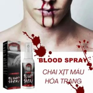 Chai Xịt Máu Giả 30ml Màu Sắc Sống Động Dùng Hóa Trang Halloween