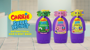 CARRIE SUPER PROTECT Antibac Hair & Body Wash Blasting Blueberry 700g