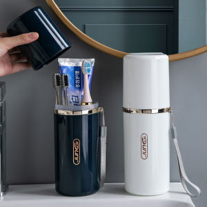 Di Động Du Lịch Giá Treo Bàn Chải Đánh Răng Kem Đánh Răng Hộp Bảo Quản Miệng Lớn Rửa Sạch Bộ Cốc Tiện Lợi Phụ Kiện Chăm Sóc Răng Miệng Người Tổ Chức