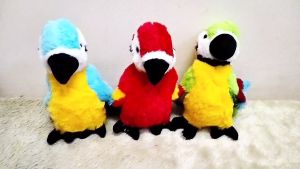 Dreamtoys96 Boneka Burung Beo Animal Toys Bird Bulu Rassel