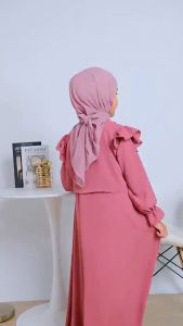 Angaouen - Gamis Anak 023 Perempuan Terbaru Medina Series Baju Dress Busana Muslim Anak