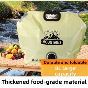 Portable Foldable Large Capacity Thickened Water Storage Bag 8L