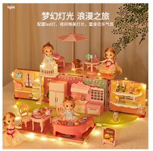 Hàng mới về Đồ chơi Xe buýt ngôi nhà búp bê Xinh xắn nhiều chi tiết