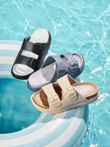 Hotwind Nam Dép Dày Gót Thoải Mái Thoải Mái Giày Slip-On Mùa Hè Trẻ Trung Hàng Ngày Chất Liệu Nhựa EVA