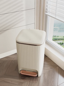 Airice ถังขยะแบบเหยียบ ถังขยะพลาสติกมือและขาสี่เหลี่ยมเปิดได้ มีทุกสิ่งที่คุณต้องการ ใช้งานง่าย สะดวก (สินค้าใหม่ขายดี)