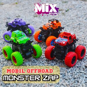 Mobil Jip Mainan Mobil Monster Zap 4 WD 360 Mobil Mainan Jeep Monster Zap 360 Mobil Anak Dorong