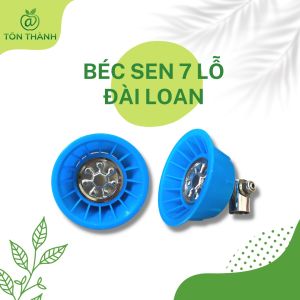 BÉC SEN 7 LỖ ĐÀI LOAN MẶT INOX XOAY THẲNG CONG PHUN SƯƠNG NHUYỄN