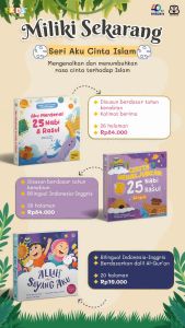 Seri Aku Cinta Islam: Aku Tahu Rukun Iman dan Rukun Islam (Boardbook)