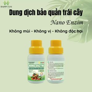 Dung Dịch Bảo Quản Thực Phẩm Nano Enzym Biosun 500ml - Giữ Rau Củ Quả Thịt Cá Tươi Lâu An Toàn