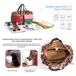 Miffy | Waterproof Separation Large Capacity Lightweight Travel Bag for Women