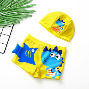 Baby Boy Swimming Trunks Quick Dry Cartoon Angle Childrens Swimwear Summer Korean Style Fitness Sports Yoga Online Exclusive