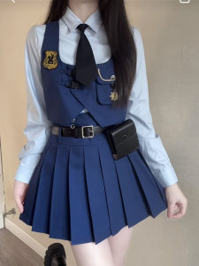Judi Rabbit Police Officer Costume Womens Fashion Set School Uniform Style Universal Studios Cosplay Halloween Outfit Polyester