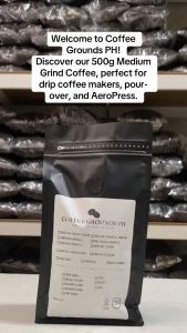 Kapeng Barako: Medium Ground 500g Dark Roast Coffee & Organic Coffee For French Press