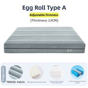 Easy-to-Clean Natural Latex Orthopedic Mattress for Kids