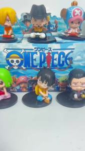 Bandai | Anime One Piece blind box Luffy Ace Solon Mei Sanji Action Model Pvc Desktop Statue Ornament Collection desktop Toys Gifts