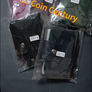 Kad Perniagaan Gold Bar Dompet Penyimpan Card  Material Cow Hide