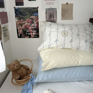 ผ้าห่มนอนผ้าฝ้ายลายมัดย้อมแบบเรียบง่ายและน่ารัก ขนาดมาตรฐานสำหรับผู้ใหญ่ อุปกรณ์เสริมสำหรับที่นอนแบบเดี่ยว