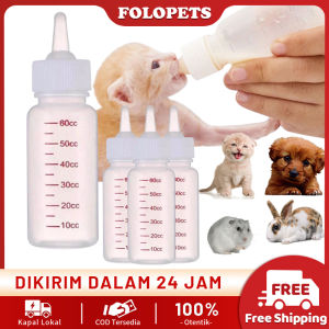 FOLOPETS Botol Susu 60ml Untuk Kucing Premium Qualty Botol Dot Kucing Botol Susu Kucing Anjing Botol / Susu Anjing & Kucing Goat Milk Cat Dog Milk 280g