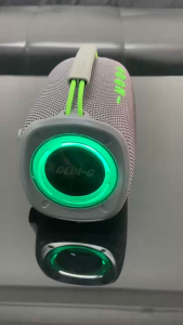 ลำโพงบลูทูธ รุ่น GD-123 มีสายหิ้วพกพาง่าย รองรับ TF USB P.M.P.O 100W เสียงดีเบสแน่น กำลังขับ12W ลำโพงยอดฮิต ความจุแบตเตอรี่2400mAh ปรับ-ปิดไฟได้