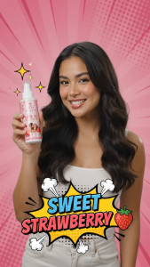 Bloomé Intimate Sensational Spray 60ml Edible Intimate Mist Sweet Strawberry Flavor Body Safe Feminine Fre