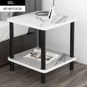Bedside Table Movable Bedroom Side Table Minimalist Modern Small Storage Shelves Simple Bedside Storage Cabinet Small Coffee Table