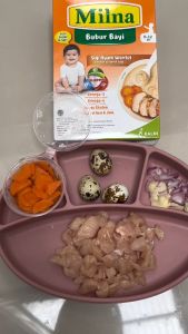 Milna Bubur Reguler 6+ Sup Ayam Wortel 120G (4 pack)
