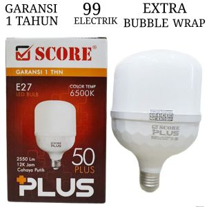 BOHLAM LED / LAMPU LED SCORE PLUS GARANSI 1 TAHUN 5W-60W