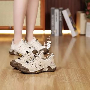 CAMEL | New Summer Womens Beach Shoes for Outdoor Activities Breathable and Ventilated