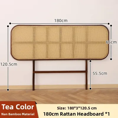 MANHAOSHI | Rattan Woven Vintage Bed Headboard
