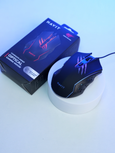 HAVIT Wired Gaming Mouse 6 Buttons Adjustable 1200–3600 DPI USB Plug & Play Ergonomic Mouse for PC Laptop MS1027