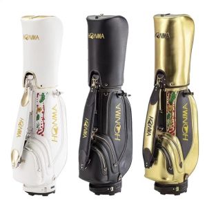 Honma Beres 08 GOLF Bag Mens and Womens Portable GOLF Bag Fashion Club Bag GOLF Set Bag Waterproof PU Leather Bag