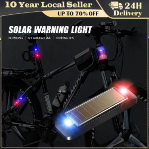 1PCS Car Solar Power Warning Light for Motorcycles LED Flashlight Indicator In-Night Caution Strobe Warning Light Running Lamp