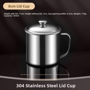 BAICHANG | Durable Large Capacity 304 Stainless Steel Cup