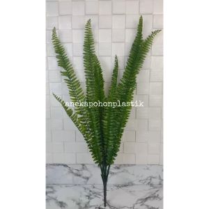 Daun Artificial Daun Hias Pakis Latex X12 Hiasan Mini Garden Dekorasi Cafe