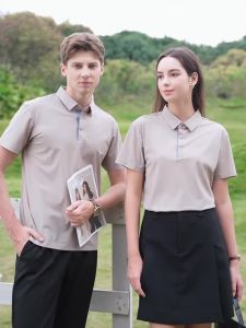 Áo Polo Nam Cổ Điển Màu Đơn Giản Chất Liệu Vải Tơ Lạnh Thoáng Khí Phong Cách Công Sở Thường Ngày Tay Ngắn Thoải Mái Dùng Hàng Ngày Đa Năng