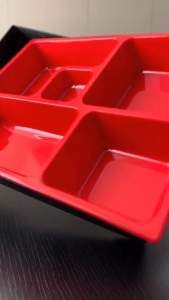 【COD】To-Go Lunch Box with Dividers and Sauce Container | Bento Box for Adults and Kids