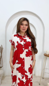 Daster Gabriela Bahan Rayon Premium Busui Friendly