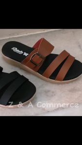 [ READY STOCK ] 781-3 Womens Wedge Flat Heels Sandals | Ladies Comfort Slip-on | Sandals Wanita