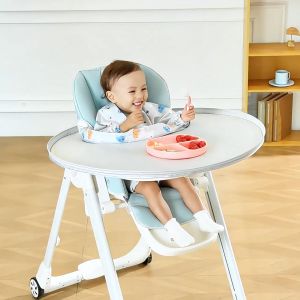 [BABY BOM BOM] Premium Waterproof BLW Baby Dining Tray Bib Chair Cover Weaning Mat