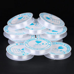 Transparent Elastic Rope Round Crystal Line Rubber Cord for Jewelry Making Supplies DIY Beading Bracelet