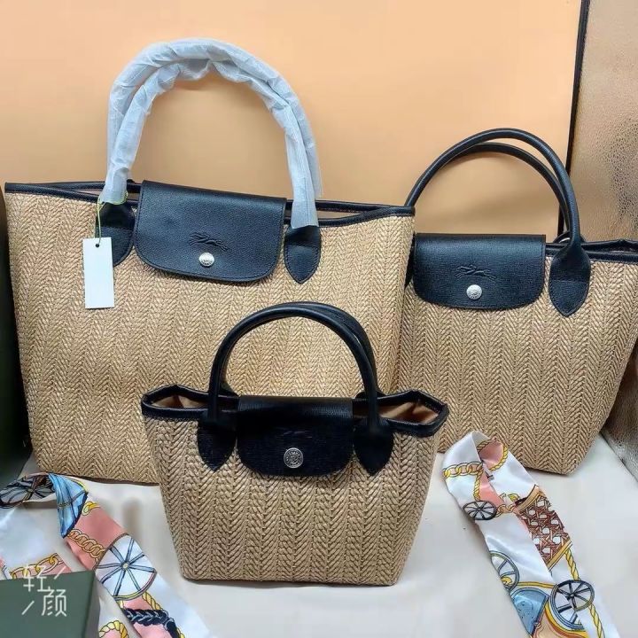 Hot sale in summer) 100% original longchamp official store bag Top