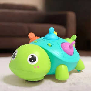 CONUSEA | Crawling Turtle for Baby Early Educational Toy Obstacles Avoidance Kids Musical Turtle Toys with Lights Toddler Birthday Gifts