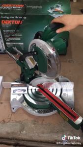 Máy Cắt Nhôm Thanh Trượt Có Nghiêng Dekton DK-256 Bảo Hành 6 Tháng Cam Kết Chính Hãng Tặng Kèm Lưỡi Cắt Nhôm 120 Răng