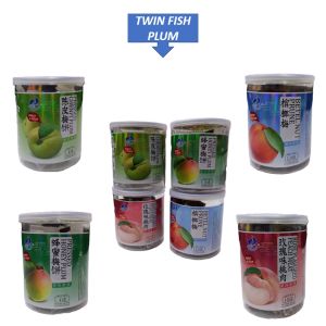 TWINFISH PLUM BOTTLE [ PRESSED HONEY / PRESSED CHENPI PLUM / ROSE FLAVORED PEACH / BETEL NUT PRUNE - [ 1 BOTTLE ]