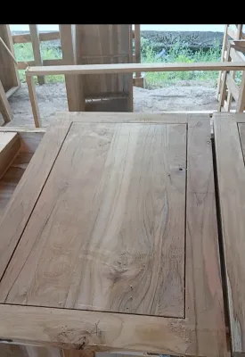 pintu kolong dapur kayu jati