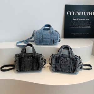 Trendy Womens Denim Crossbody Bag Shoulder Handbag Luxury сумка bolsos de mujer 여성 가방 Fashion 2024
