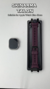 SKINARMA Talon Apple Watch Strap with Connector Clasp for Apple Watch Ultra 49mm - Orange/ Black/ Burgundy/ Green