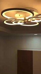 Đèn Ốp Trần Trang Trí Phòng Khách Đèn Trang Trí Trần Thạch Cao Với 3 Chế Độ Ánh Sáng