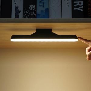 Eye Protection Desk Lamp LED Personalized Creative Student Intelligent Cool Lamp Dormitory Lamp Portable Suction USB Charging TypeRechargeable Version - Three Color Infinite Dimming